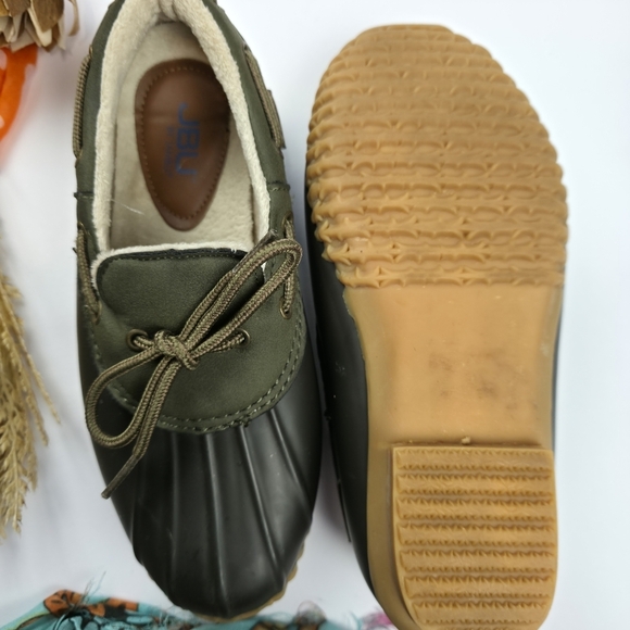 Jambu Womens Olive Rain Loafers Sz 7m - Picture 6 of 12